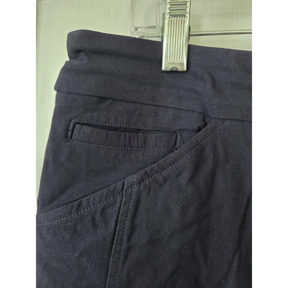 Tribal Womens Stretch A-Line Pull-On Casual Mini Skirt Skort Solid Blue Size 14